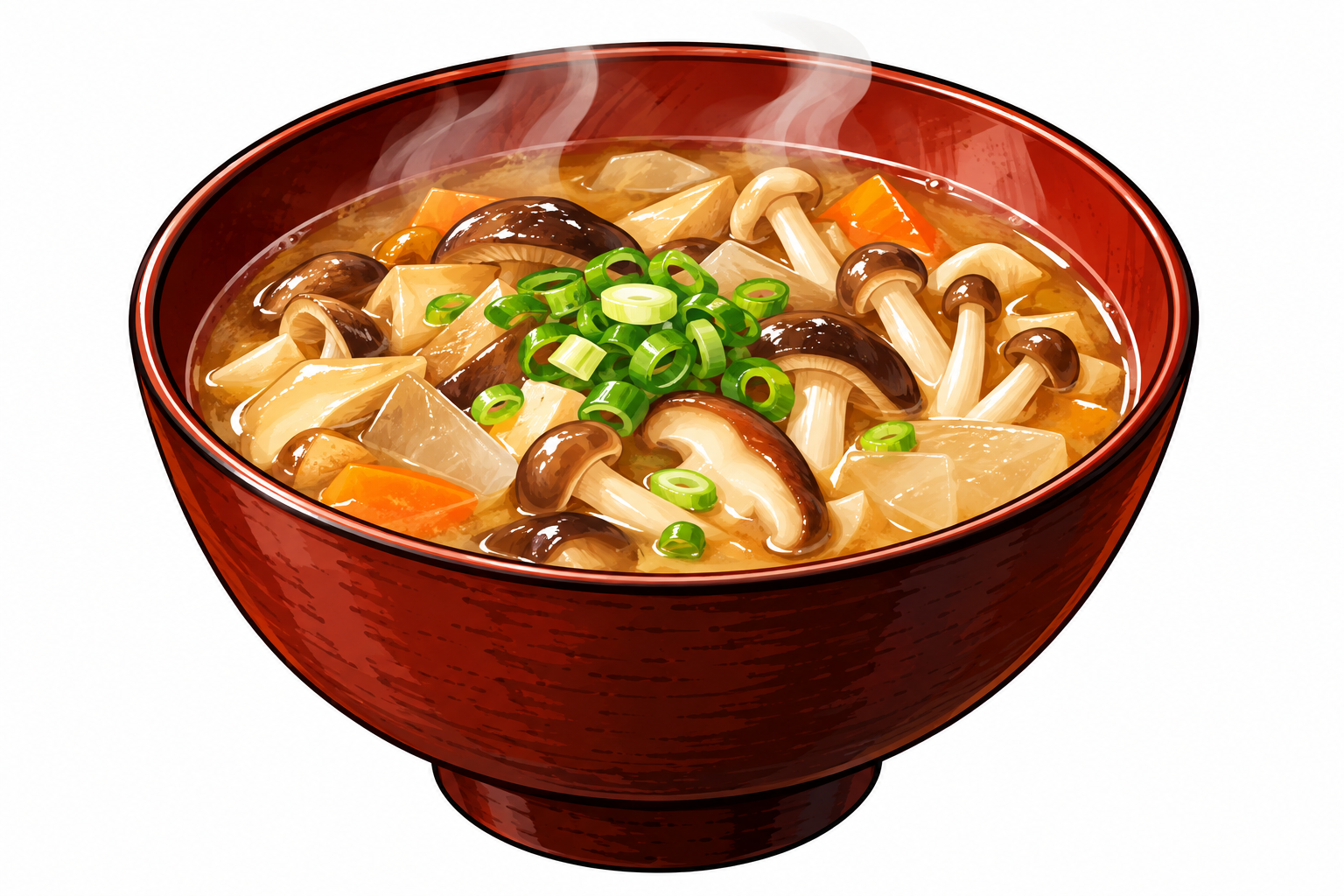 きのこ汁無料配布